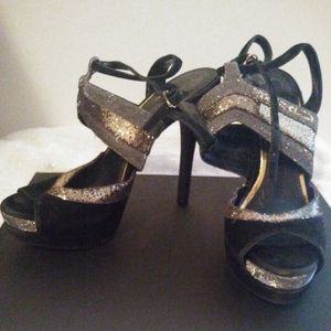 Black multi stiletto